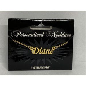 Stravina (Diane) Personalized Name Necklace T988